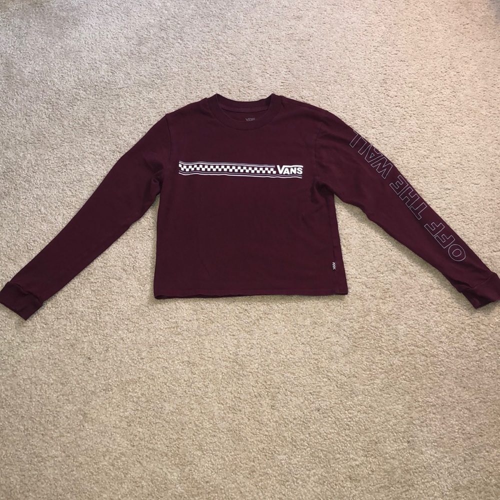 Vans Burgundy Long-Sleeve Shirt
